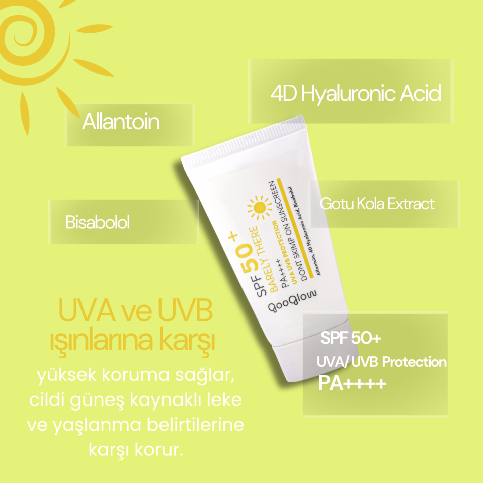 Barely There SPF 50+ / Güneş Koruyucu Krem