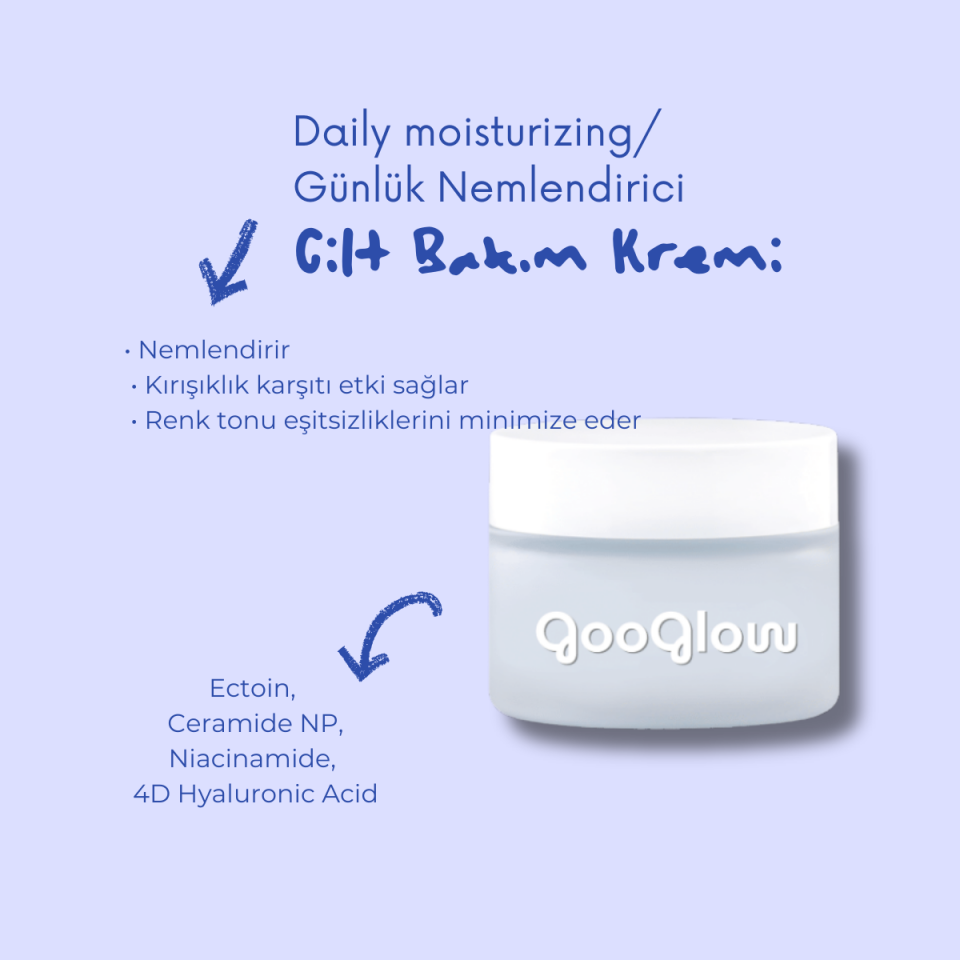 Daily Moisturizing Water Cream / Günlük Nemlendirici Su Bazlı Krem